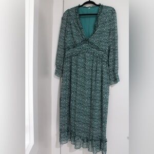 Womens Dress Color: Dark Green Size: XL